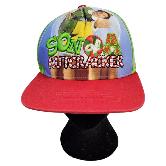 ELF Son of a‎ Nutcracker Christmas Holiday Movie Cap Hat Mens One Size Snapback - Picture 1 of 14